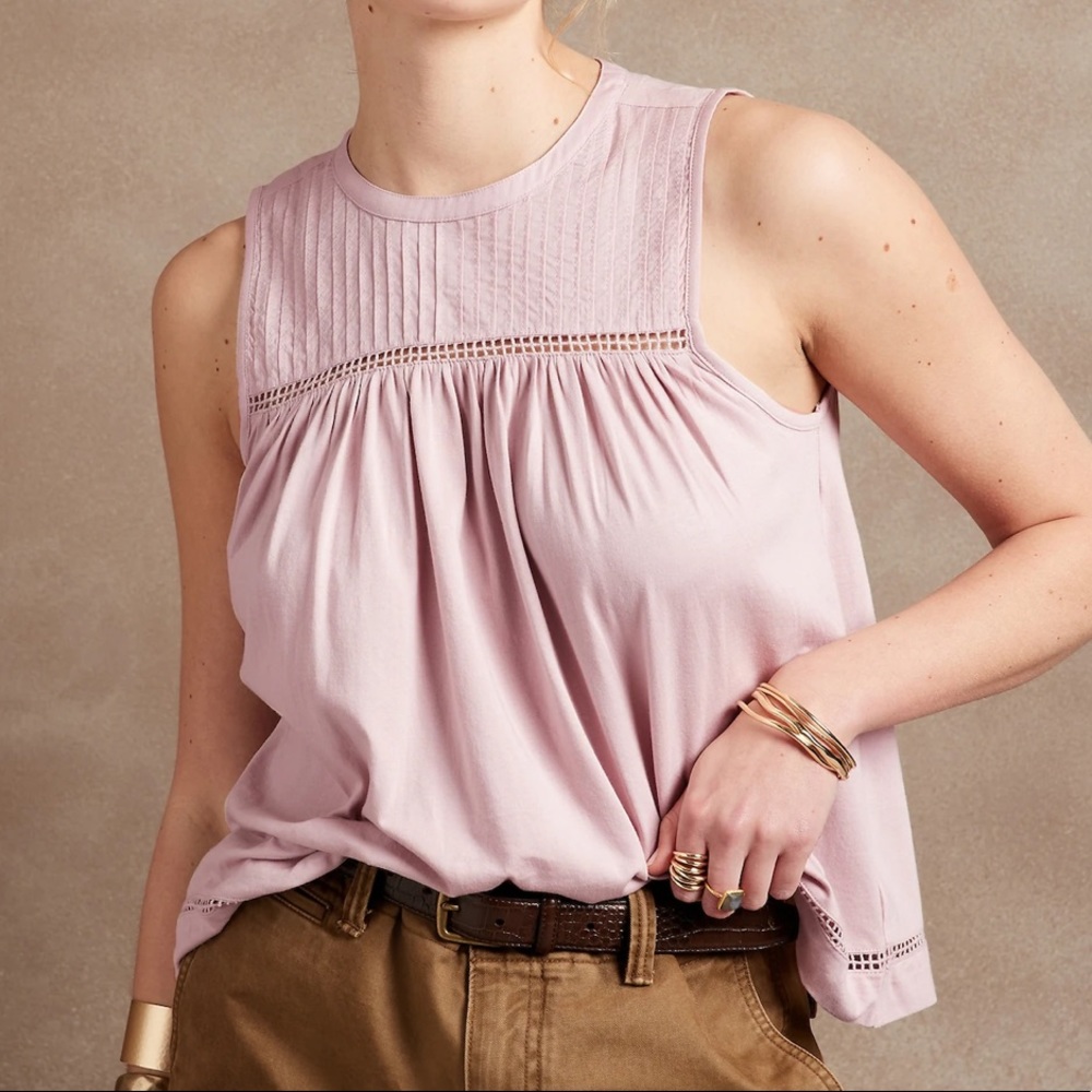 NWT Pintuck Tank Top - Picture 5 of 6
